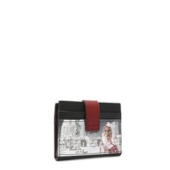 Juego de regalo de 3 piezas (cartera cruzada, tarjetero, reloj)