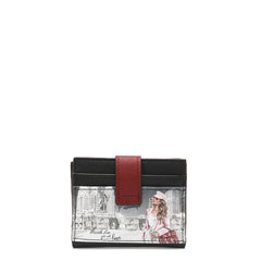 Juego de regalo de 3 piezas (cartera cruzada, tarjetero, reloj)