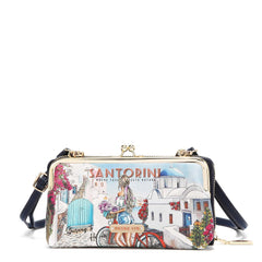Juego de regalo de 3 piezas (cartera cruzada, tarjetero, reloj)
