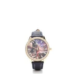 Juego de regalo de 3 piezas (cartera cruzada, tarjetero, reloj)