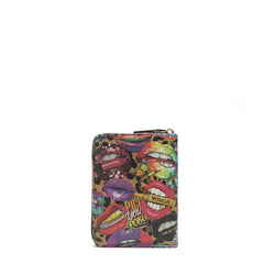 Cartera con cremallera en forma de acordeón Isabel