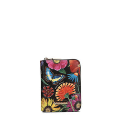 Cartera con cremallera en forma de acordeón Isabel