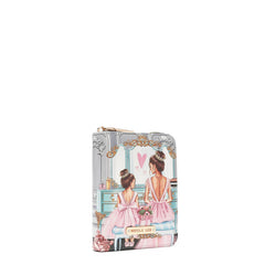 Cartera con cremallera en forma de acordeón Isabel