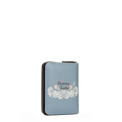 Cartera con cremallera en forma de acordeón Isabel