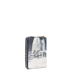 Cartera con cremallera en forma de acordeón Isabel
