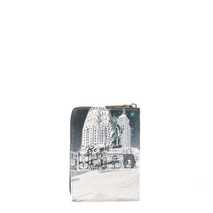 Cartera con cremallera en forma de acordeón Isabel