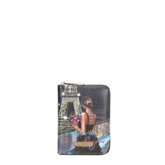 Cartera con cremallera en forma de acordeón Isabel