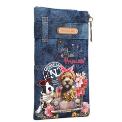 DENIM AMANDA 2 PIECE BIFOLD WALLET