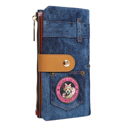 DENIM AMANDA 2 PIECE BIFOLD WALLET