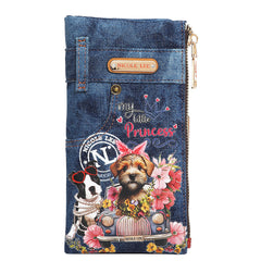 DENIM AMANDA 2 PIECE BIFOLD WALLET