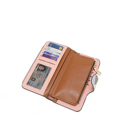 Billetera plegable de dos capas