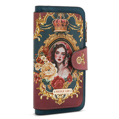 Billetera plegable de dos capas