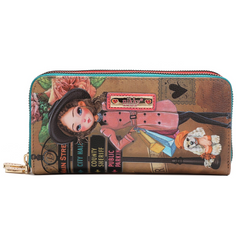 Cartera con doble cremallera Nikky