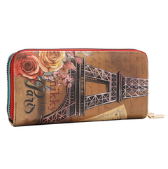 Cartera con doble cremallera Nikky