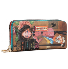 Cartera con doble cremallera Nikky