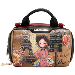 MINI BOSTON DOUBLE ZIP CROSSBODY