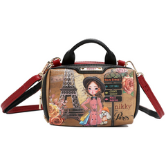 MINI BOSTON DOUBLE ZIP CROSSBODY