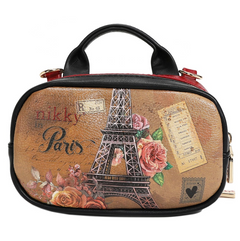 MINI BOSTON DOUBLE ZIP CROSSBODY