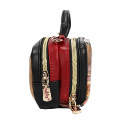MINI BOSTON DOUBLE ZIP CROSSBODY