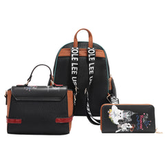 FAMLY YEARBOOK 3 PIECE SET (BACKPACK, CROSSBODY, WALLET)