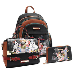 FAMLY YEARBOOK 3 PIECE SET (BACKPACK, CROSSBODY, WALLET)