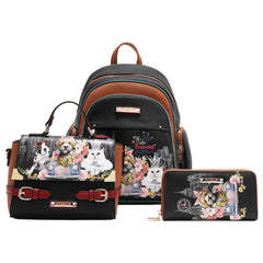 FAMLY YEARBOOK 3 PIECE SET (BACKPACK, CROSSBODY, WALLET)