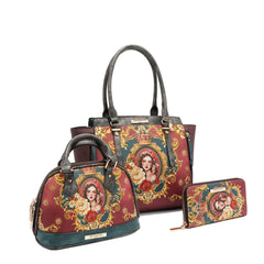 THE QUEEN 3 PIECE SET (HANDBAG, CROSSBODY, WALLET)