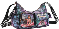 Checker Denim Shoulder Bag Hollywood Drive