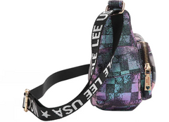 Checker Denim Shoulder Bag Hollywood Drive