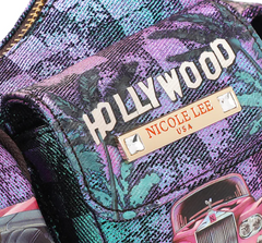 Checker Denim Shoulder Bag Hollywood Drive