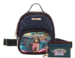 2 Piece Gift Set (Mini Backpack + Card Holder) Hollywood Drive