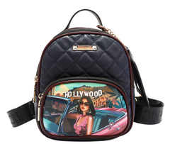 2 Piece Gift Set (Mini Backpack + Card Holder) Hollywood Drive