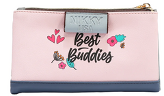 Bifold Zipper Wallet Nikky Best Buddies