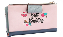 Bifold Zipper Wallet Nikky Best Buddies