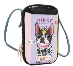 Nikky Zip Around Phone/Wallet Crossbody Bag Best Buddies