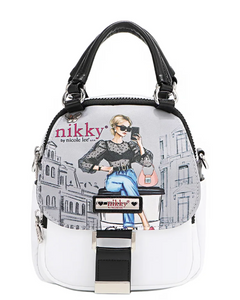 Nylon Convertible Handbag/Backpack Urban Coffee Dream