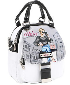 Nylon Convertible Handbag/Backpack Urban Coffee Dream