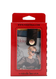 Mini Zip & Snap Button Card Holder Urban Coffee Dream
