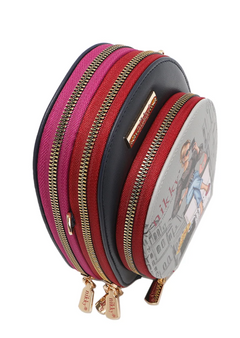 Nikky Multi Pocket Small Crossbody Urban Coffee Dream