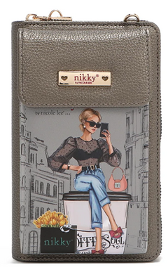 Nikky Phone/Wallet Crossbody Bag Urban Coffee Dream