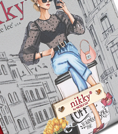 Nikky Jewlery Organizer Pouch Urban Coffee Dream