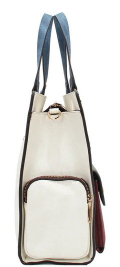 Colorblock Large Satchel