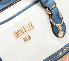 Colorblock Boston Bag