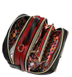 Mini Boston Double Zip Crossbody Emily Goes to Paris