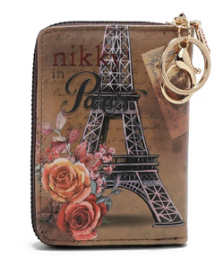 Zip Accordion Card Holder Emily Goes to Paris