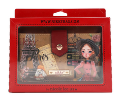 Nikky Zip & Snap Button Pouch Crossbody Emily Goes to Paris