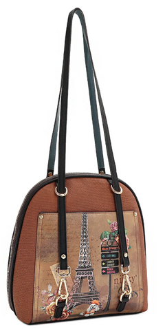 Multifunctional Backpack/Shoulder Bag Emily Goes to Paris