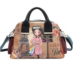 Emily Goes to Paris Boston Bag