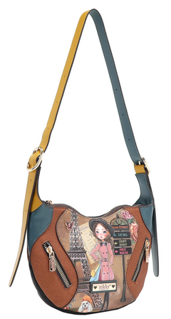 Emily Goes to Paris Saddle Bag