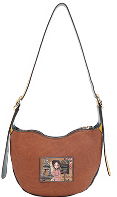 Emily Goes to Paris Saddle Bag